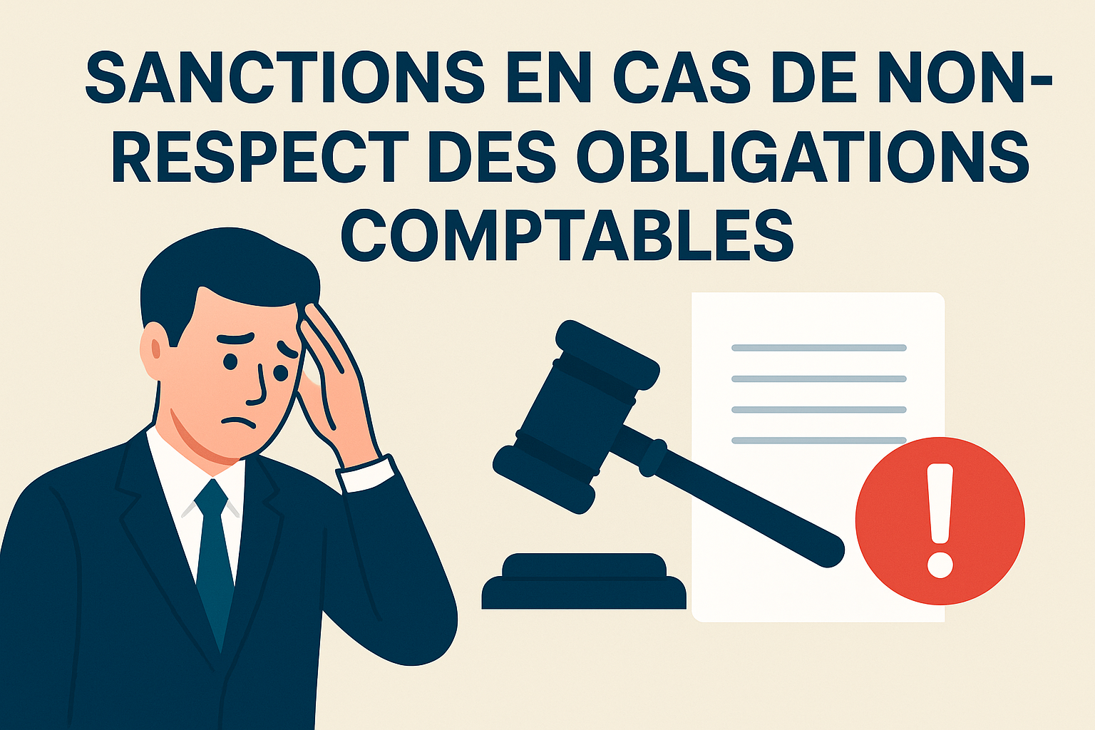 Sanctions en cas de non-respect des obligations comptables : Ce que dit la loi